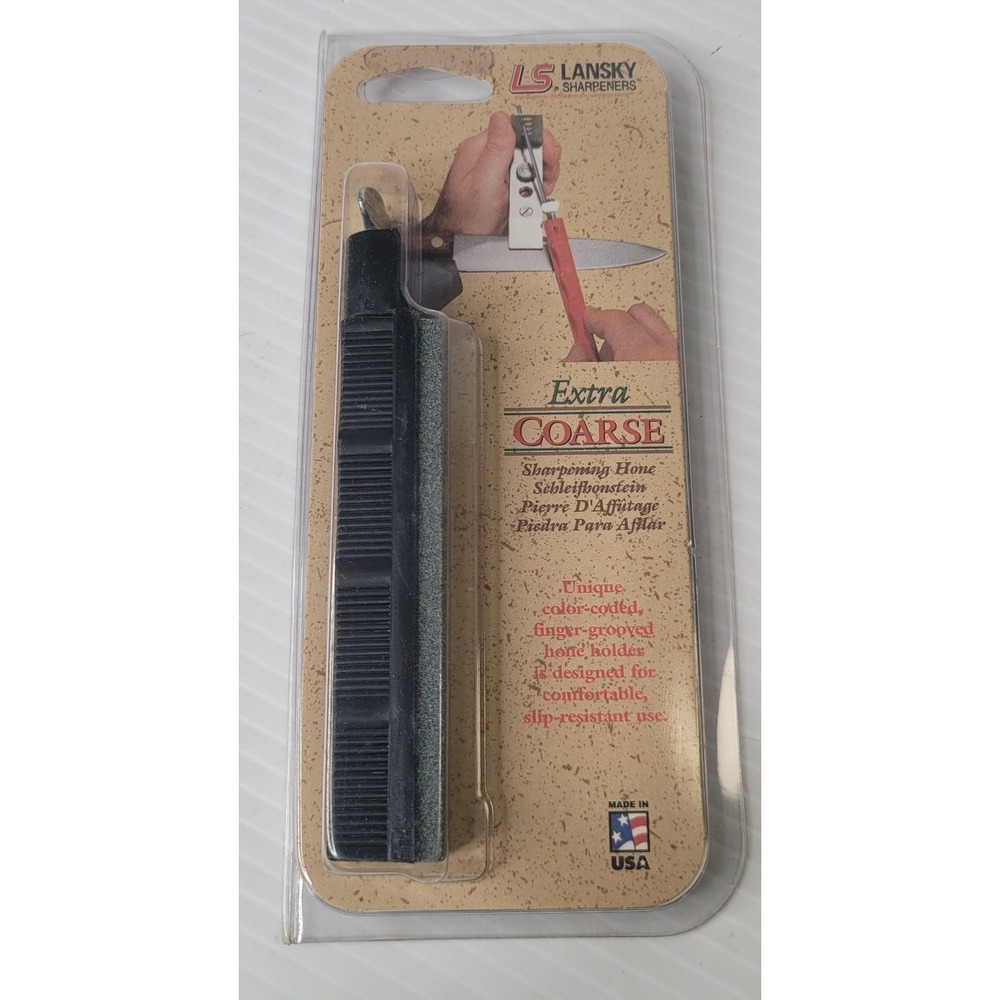Lansky Sharpening Hone Extra‎ Coarse Grit Knife Sharpener Stone S0070 SEALED NEW